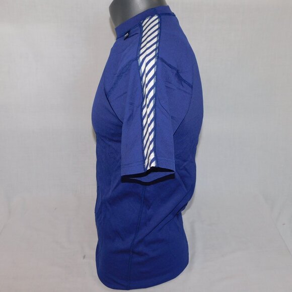 Helly Hansen Mens XL Blue White HH LIFA Short Sleeve Base Layer T Shirt - Picture 3 of 7